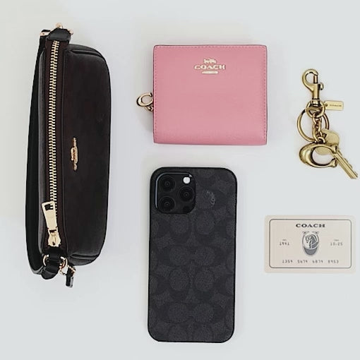 Coach Nolita 19 In Signature Canvas - signature canvas/Gold/Walnut/Black