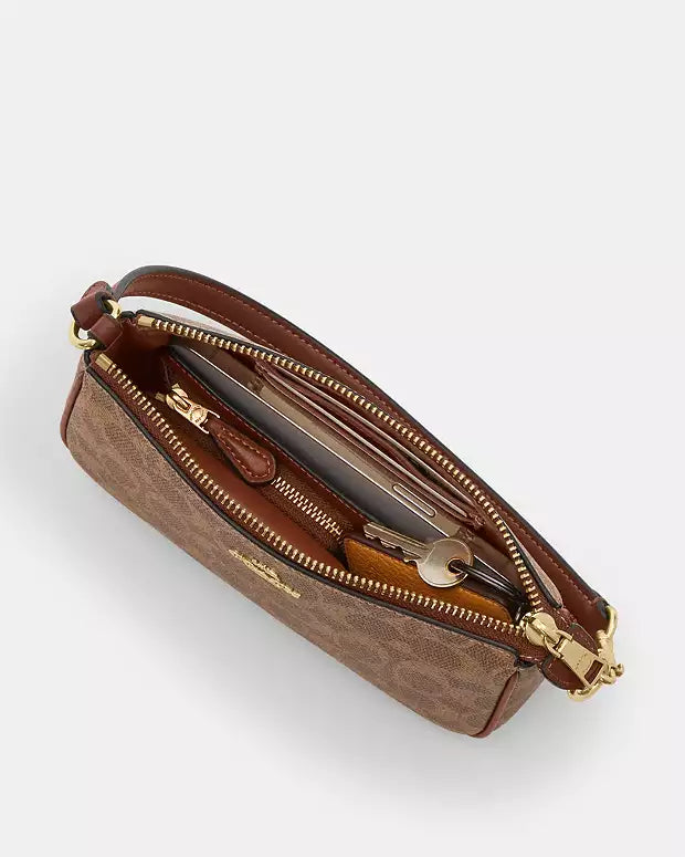 Coach Nolita 19 In Signature Canvas signature canvas/Gold/Tan/Black